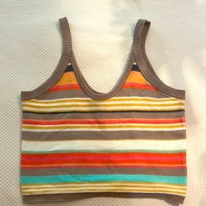 O’Neill cropped tank with stripes